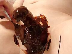 my japanese gay banana chocolate cooking fun