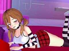 What’s this petite hentai stepsister doing before bedtime?