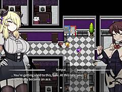 Corporate Succubus Fingering In Hentai Game