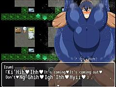 Pregnant Asian Izumi's first hentai game