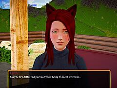 Redhead gets pounded in cartoon