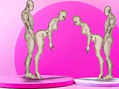 Cartoon porn with twin dogs