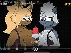 Furry chaos in anime hentai clash