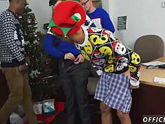Gay holiday warmth blooms with intense connection