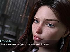 Redhead Teen Spanked in Game Scene