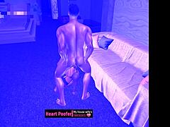 She SITS ALONE WAITING FOR SUGGESTIONS in this cartoon sex scene