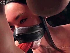 Deepthroat and cumshot in animation