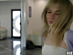Petite Blonde Craves Hardcore Spanking