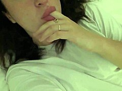 My pulse quickens with a daring brunette