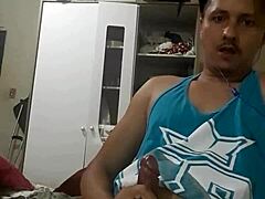 Solo boys cum explosion of pleasure
