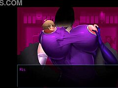 mistress's lactating boobs sucked in hentai game