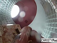 Christy Mack and Ivan's shower time antics