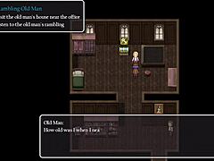 Blonde hentai thief stopped at museum