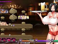 In Karryn's prison tavern hentai game, she encounters big cocks and tits