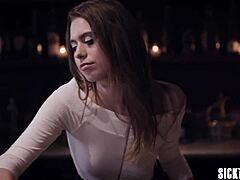 Waitress Seduces with Passion
