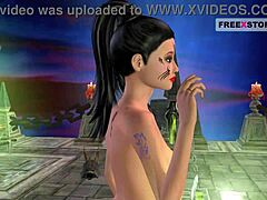 Indian Bhabhi's Animated Sensual Poses