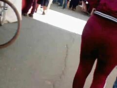 milf’s teasing curves on the streets