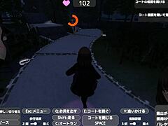 Outdoor hentai game with Selena