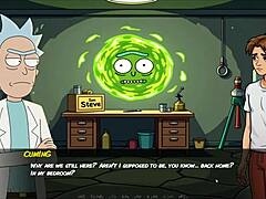 Squirting fun in Morty's world