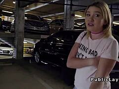 Man Charms Blonde Intimately