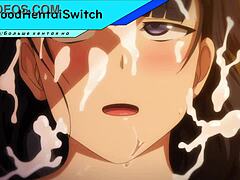 hentai babe with huge tits gets pounded