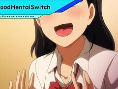 hentai babe with huge tits gets pounded