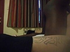 Black Shemale Fucks Latino Guy in Raw Action