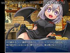 teasing hentai monster in dark fantasy