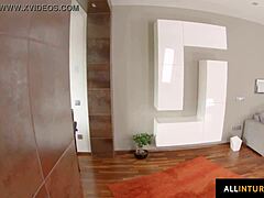 Big Curves Brunette Stars in Intimate Homemade Scene