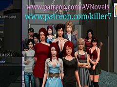 Taboo family affairs in visual novel