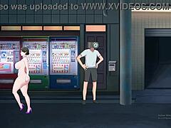 Anime MILF in daring display