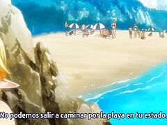 Blonde's Animated Beach Passion