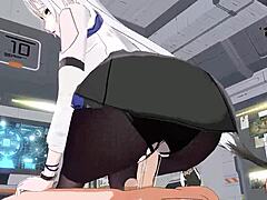 Sky eyes captivate in animated passion