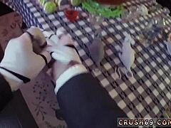 step mom’s subtle tease with teen pov