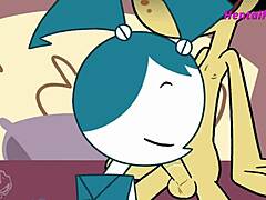 3D anime heat with oral twist