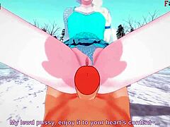Wild Xmas Eve POV hentai