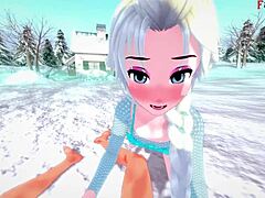 elsa's xmas hentai pov thrill awaits