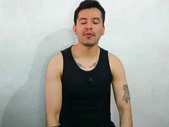 Young Gay's Heartfelt Oral Passion