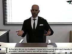 Animated Babysitter Pleases Her Boss