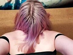 Teen's Intense Backdoor Chat