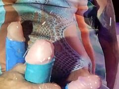 dj cumalotcum flaunts his four massive cocks