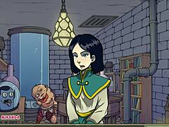 Animated Thrill with Bat Girl