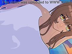 Interactive 3D anime cartoon flair.