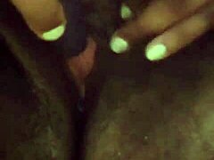 Slim beauty’s intimate toy moment