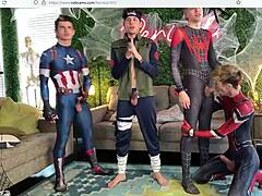 GAY TEENS IN SPANDEX HEAT