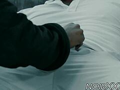 Rocco Steele's big dick in action with a black jock