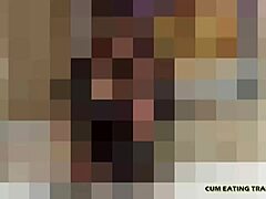 Strict femdom instructions: masturbate and swallow