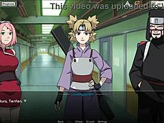 3D animated porn with Naruto and Temari in action