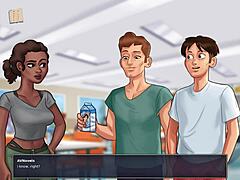Animated Brunette's Summer Heat