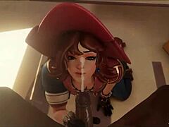 Healslut Kiriko Sfm Teases In Rough 3d Hentai